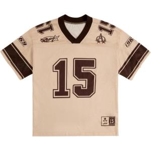 imageSOLY HUX Mens Graphic Jersey TShirts V Neck Racing Print Casual Tees Streetwear Summer Top TshirtKhaki Graphic