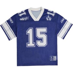 imageSOLY HUX Mens Graphic Jersey TShirts V Neck Racing Print Casual Tees Streetwear Summer Top TshirtRoyal Blue