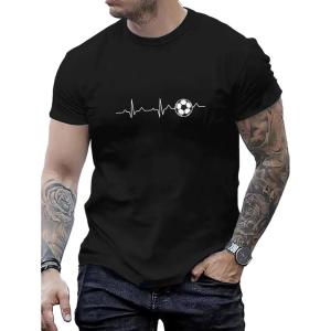 imageSOLY HUX Mens Graphic Tees Short Sleeve Shirts Printed Crew Neck Tee Top Summer TShirtBlack Printed
