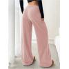imageSOLY HUX Womens Drawstring Sweatpants Low Rise Baggy Wide Leg Pants with PocketsPink Letter