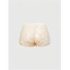 imageSOLY HUX Womens Sparkly Sequin Micro Shorts Y2k Low Rise Mini Booty Shorts Rave ClubwearPure Beige