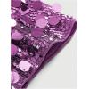 imageSOLY HUX Womens Sparkly Sequin Micro Shorts Y2k Low Rise Mini Booty Shorts Rave ClubwearPure Purple Sequin