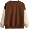 imageSOLY HUX Girls Letter Print Sweatshirt Casual Long Sleeve Drop Shoulder Pullover Tops T Shirt