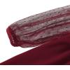 imageSOLY HUX Toddler Girls Doll Collar Sheer Mesh Bishop Long Sleeve Short DressSolid Burgundy