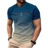 imageSOLY HUX Mens Ombre T Shirt Graphic Tees Crewneck Short Sleeve Casual Summer TopsMulticoloured Letter