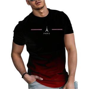 imageSOLY HUX Mens Ombre T Shirt Graphic Tees Crewneck Short Sleeve Casual Summer TopsBlack Ombre