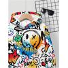 image:imageSOLY HUX Boys Graphic Hoodie Cartoon Print Long Sleeve Hooded Sweatshirt Loose Pullover TopsMulticolor Graphic