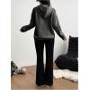 image:imageSOLY HUX Girls Sweatsuit Set 2 Piece Long Sleeve Hoodie Sweatshirt and Flared Pants Outfit Fall ClothesGrey and Black