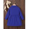 image:imageSOLY HUX Toddler Girls Double Breasted Long Sleeve Trench Coat Teddy Lined Outerwear Winter Pea CoatsRoyal Blue