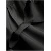 image:imageSOLY HUX Womens Plus Size Ruffle Midi Skirt Elastic Waist High Low Asymmetrical Hem Summer SkirtsSolid Black