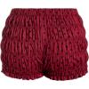 image:imageSOLY HUX Womens Polka Dots Shorts Ruffle Mini Y2k Bloomers Elastic Waist Bottoms Micro BoyshortsBurgundy Polka Dots