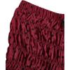 image:imageSOLY HUX Womens Polka Dots Shorts Ruffle Mini Y2k Bloomers Elastic Waist Bottoms Micro BoyshortsBurgundy Polka Dots