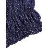 image:imageSOLY HUX Womens Polka Dots Shorts Ruffle Mini Y2k Bloomers Elastic Waist Bottoms Micro BoyshortsDark Blue Polka Dots