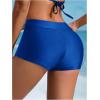 image:imageSOLY HUX Womens Swim Shorts High Waisted Bikini Swimsuit Bottoms Board Shorts BeachwearPure Blue