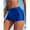 image:imageSOLY HUX Womens Swim Shorts High Waisted Bikini Swimsuit Bottoms Board Shorts BeachwearPure Blue