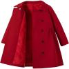 image:imageSOLY HUX Toddler Girls Double Breasted Long Sleeve Trench Coat Teddy Lined Outerwear Winter Pea CoatsPure Burgundy