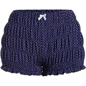 image:imageSOLY HUX Womens Polka Dots Shorts Ruffle Mini Y2k Bloomers Elastic Waist Bottoms Micro BoyshortsDark Blue Polka Dots