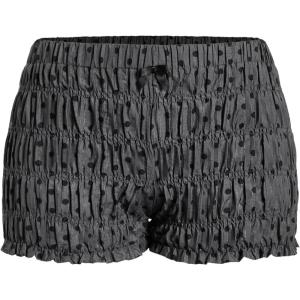 image:imageSOLY HUX Womens Polka Dots Shorts Ruffle Mini Y2k Bloomers Elastic Waist Bottoms Micro BoyshortsDark Grey Polka Dots