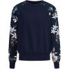 image:imageSOLY HUX Girls Floral Sweatshirt Long Sleeve Crew Neck Pullover Tops Casual Fall Winter ClothesDark Blue Floral