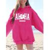 image:imageSOLY HUX Girls Graphic Sweatshirt Letter Floral Print Long Sleeve Oversized Hoodies Pullover TopsHotpink Letter