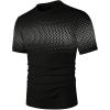 image:imageSOLY HUX Mens Graphic Tees Casual Crew Neck Short Sleeve T Shirts Summer TopsBlack Geometric