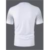 image:imageSOLY HUX Mens Graphic Tees Casual Crew Neck Short Sleeve T Shirts Summer TopsWhite Geometric