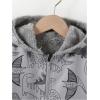 image:imageSOLY HUX Toddler Boys Cartoon Fleece Jacket Zip Up Hooded Long Sleeve Warm Outerwear Winter CoatsGrey Dinosaur