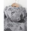 image:imageSOLY HUX Toddler Boys Cartoon Fleece Jacket Zip Up Hooded Long Sleeve Warm Outerwear Winter CoatsGrey Dinosaur