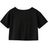 image:imageSOLY HUX Toddler Girls Cute Bow T Shirt Crew Neck Short Sleeve Tee Y2k Summer TopsBlack Bow