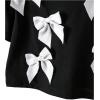 image:imageSOLY HUX Toddler Girls Cute Bow T Shirt Crew Neck Short Sleeve Tee Y2k Summer TopsBlack Bow