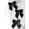 image:imageSOLY HUX Toddler Girls Cute Bow T Shirt Crew Neck Short Sleeve Tee Y2k Summer TopsWhite Bowknot