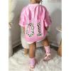 image:imageSOLY HUX Toddler Girls Graphic Jersey Shirts Sporty Short Sleeve TShirt Summer Tops Y2k Clothes StreetwearLight Pink