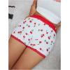 image:imageSOLY HUX Womens Plus Size Lace Boyshort Underwear Cute Cherry Print Boxer Brief PantiesRed and White Cherry
