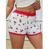 image:imageSOLY HUX Womens Plus Size Lace Boyshort Underwear Cute Cherry Print Boxer Brief PantiesRed and White Cherry