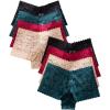 image:imageSOLY HUX Womens Underwear 8 Piece Lace Boyshorts Underwear V Waist Brief PantiesMulticolor