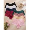image:imageSOLY HUX Womens Underwear 8 Piece Lace Boyshorts Underwear V Waist Brief PantiesMulticoloured
