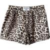 image:imageSOLY HUX Girls Cheetah Print Boxer Shorts Y2k Leopard Elastic Waist Cute Casual Summer ShortsCoffee Brown Leopard