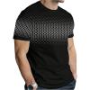 image:imageSOLY HUX Mens Graphic Tees Casual Crew Neck Short Sleeve T Shirts Summer TopsBlack Geometric