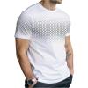 image:imageSOLY HUX Mens Graphic Tees Casual Crew Neck Short Sleeve T Shirts Summer TopsWhite Geometric