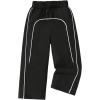 image:imageSOLY HUX Toddler Boys Elastic Waist Straight Leg Pants Contrast Binding Casual Trousers with PocketsPure Black