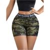 image:imageSOLY HUX Womens Boyshorts Underwear Camo Print High Waisted Butt Lifting Skinny Sports PantiesGreen Camo