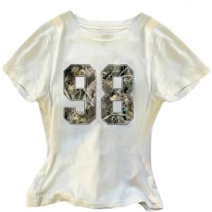 image:imageSOLY HUX Girls Camo Number Graphic Tees Casual Crew Neck Short Sleeve T ShirtsWhite Number