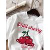 image:imageSOLY HUX Girls Short Sleeve Graphic Tees Crew Neck Beach Tops Casual Summer TShirtsWhite Letter Cherry