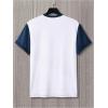 image:imageSOLY HUX Mens Casual T Shirts Short Sleeve Crew Neck Color Block Graphic Tees Shirt Summer TopsBlue Grey Multi