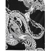 image:imageSOLY HUX Womens Cheongsam Dress Chinese Traditional Dragon Print Qipao Bodycon Mini DressBlack White Dargon