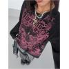 image:imageSOLY HUX Womens Gothic Oversized Tops Long Sleeve Crew Neck Graphic Tee Shirts Y2k Grunge ClothesBlack Graphic