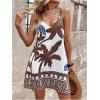 image:imageSOLY HUX Womens Summer Boho Printed Mini Dress V Neck Spaghetti Strap Flowy Vacation Cami Dresses SundressMulticoloured Printed