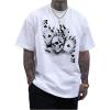 image:imageSOLY HUX Mens Graphic Short Sleeve TShirt Gothic Skull Print Crew Neck Tee Tops StreetwearWhite Graphic