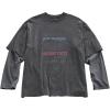 image:imageSOLY HUX Mens Letter Graphic Tees Long Sleeve Shirts Y2K Crew Neck 2 in 1 TShirt Oversized Tops StreetwearGrey Graphic