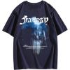 image:imageSOLY HUX Mens Letter Print Graphic T Shirt Short Sleeve Round Neck Summer Tee TopsDark Blue Graphic Printed